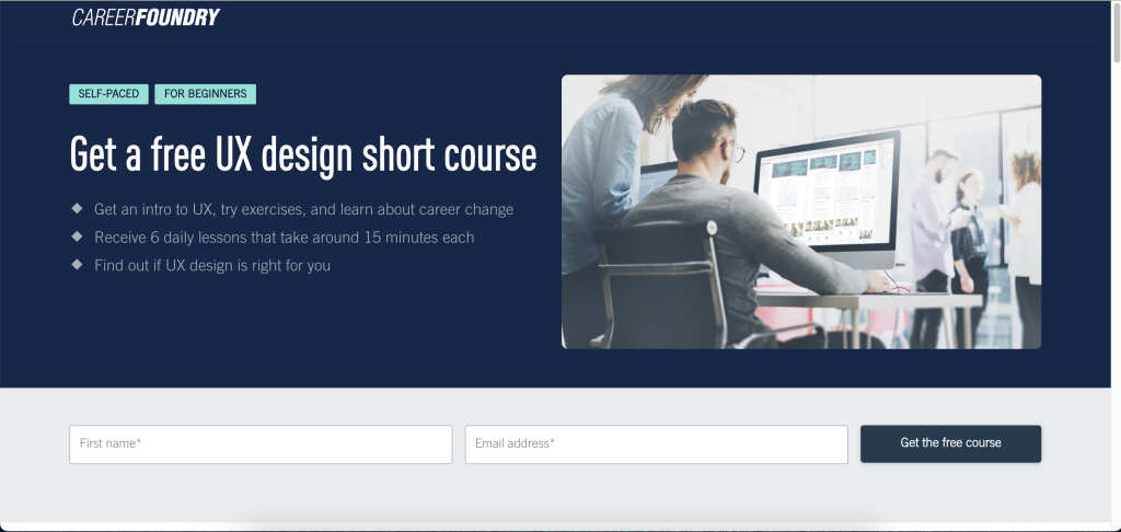 UX Design Short Course from CareerFoundry